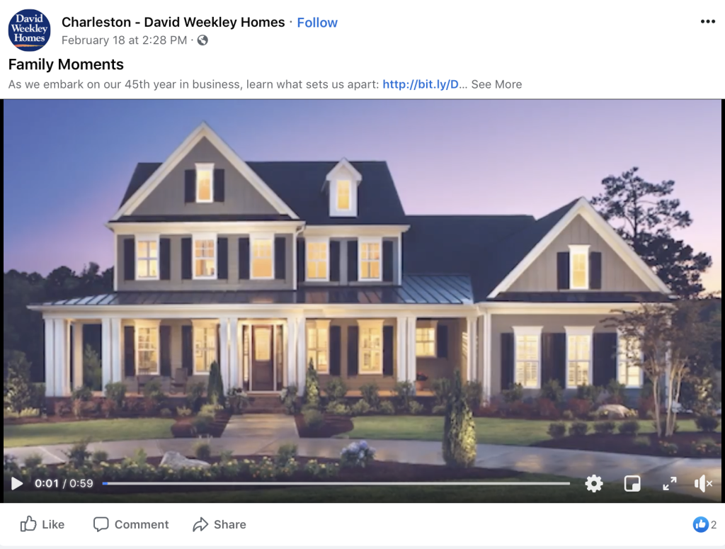David Weekley Homes Facebook